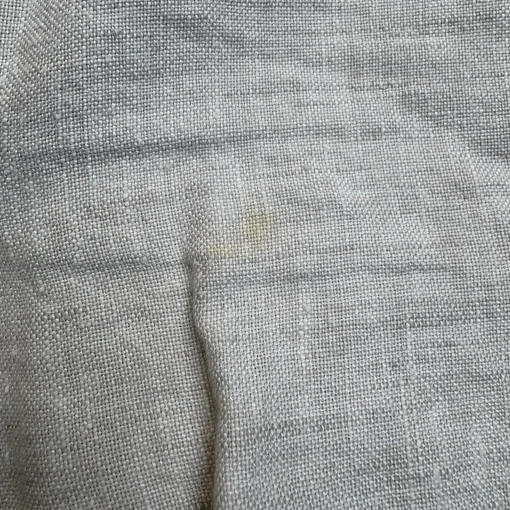 J. McLaughlin 100% Linen Khaki Shorts Size 32 Preppy Beach Coastal